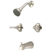 Olympia Faucets Elite 1.5 GPM Tub and Shower Trim Package - Includes Single Function Shower Head, Valve Trim, and Tub Spout Brushed Nickel